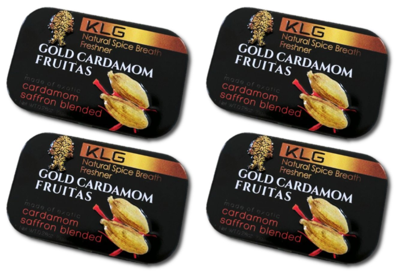 ラムネ　雅　ゴールド Amazon.com : 4pk Gold Cardamom Fruitas Natural Spice Breath